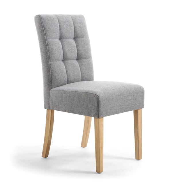 Shankar Moseley Waffle Linen Effect Silver Grey in Natural Legs - image 1