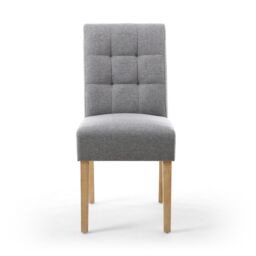 Shankar Moseley Waffle Linen Effect Silver Grey in Natural Legs - thumbnail 4
