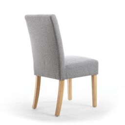 Shankar Moseley Waffle Linen Effect Silver Grey in Natural Legs - thumbnail 2