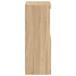 Berkfield Home Sideboard with LED Lights Sonoma Oak 41x37x100 cm in Brown - Size: 41 x 37 x 100 cm - thumbnail 8