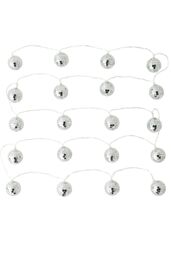 ValueLights Disco Ball 20 Mini LED Disco String Lights in Silver - thumbnail 6