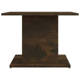 Berkfield Home Coffee Table Smoked Oak 55.5x55.5x40 cm Engineered Wood in Brown - thumbnail 5