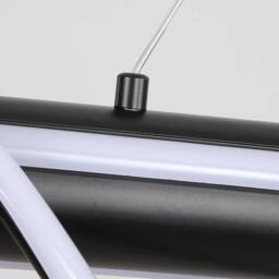 NIVOR 1 Light Black LED Kitchen Island Pendant Dimmable Acrylic Pendant - thumbnail 9