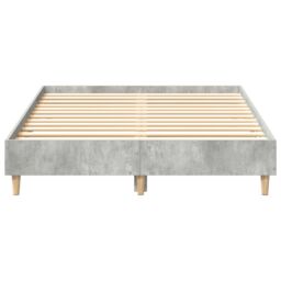Berkfield Home Bed Frame 120x190 cm in Concrete Grey with Engineered Wood - thumbnail 6
