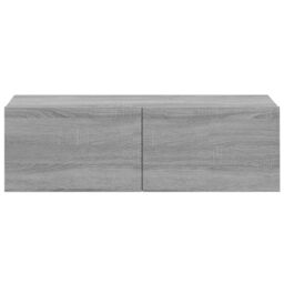 Berkfield Home 3 Piece TV Cabinet Set Grey Sonoma Engineered Wood - thumbnail 6