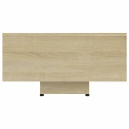 Berkfield Home Coffee Table Sonoma Oak 85x55x31 cm Engineered Wood in Brown - Size: 85 x 55 x 31 cm - thumbnail 4