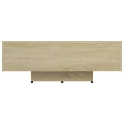 Berkfield Home Coffee Table Sonoma Oak 85x55x31 cm Engineered Wood in Brown - Size: 85 x 55 x 31 cm - thumbnail 3