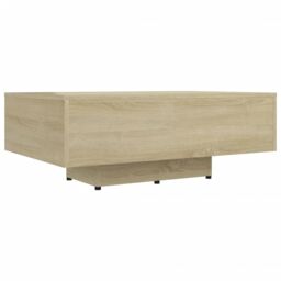 Berkfield Home Coffee Table Sonoma Oak 85x55x31 cm Engineered Wood in Brown - Size: 85 x 55 x 31 cm - thumbnail 2