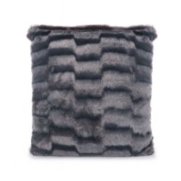 Voltico Arctic 18Inch Cushion (Charcoal/Silver) in Charcoal - Size: 45 cm x 45 cm - thumbnail 2
