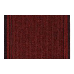 RugsX Malaga Doormat in Red - Size: 80 cm x 190 cm