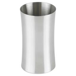 Nordara 3pcs Stainless Steel Matching Bathroom Tumbler Toilet Brush Set in Silver - thumbnail 2