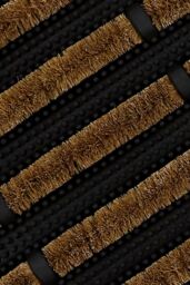 JVL Nimbus Rubber Coir Tuffscrape Doormat 45x75cm in Natural - Size: 45 cm x 75 cm - thumbnail 3