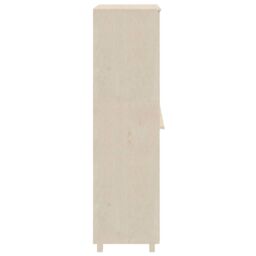 Berkfield Home Wardrobe HAMAR Honey Brown 89x50x180 cm Solid Wood Pine - Size: 89 x 50 x 180 cm - thumbnail 5