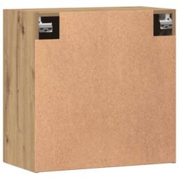 Berkfield Home Wall Cabinet Artisan Oak 60x31x60 cm Engineered Wood in Brown - Size: 60 x 31 x 60 cm - thumbnail 6