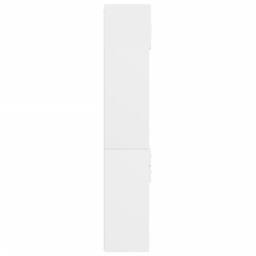Berkfield Home Storage Cabinet White 70x42.5x225 cm Engineered Wood - thumbnail 7