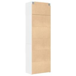 Berkfield Home Storage Cabinet White 70x42.5x225 cm Engineered Wood - thumbnail 8