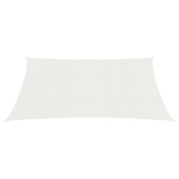 Berkfield Home Sunshade Sail 160 g/m ² White 3.5x4.5 m HDPE - thumbnail 2
