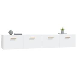 Berkfield Home Wall Cabinets 2 pcs White 100x36.5x35 cm Engineered Wood - thumbnail 4
