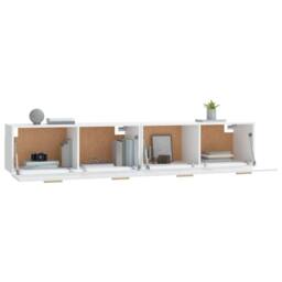 Berkfield Home Wall Cabinets 2 pcs White 100x36.5x35 cm Engineered Wood - thumbnail 5