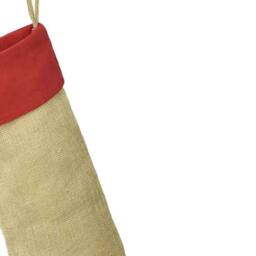 Brand Lab Jute Christmas Stocking in Natural - thumbnail 2