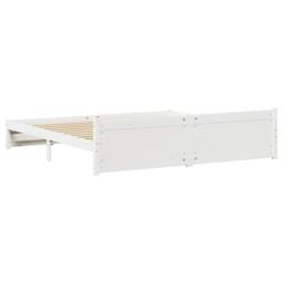 Berkfield Home Bed Frame without Mattress White 180x200 cm Super King Solid Wood Pine - thumbnail 8