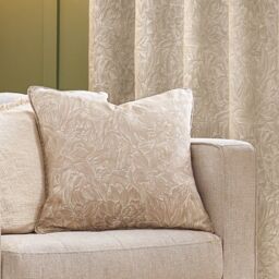 Wylder Grantley Jacquard Polyester Filled Cushion in Natural - Size: 50 cm x 50 cm - thumbnail 1