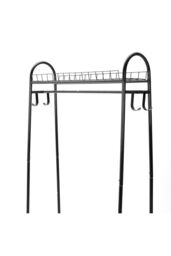 H&O Direct Chic Metal Clothes Rack in Black - thumbnail 5