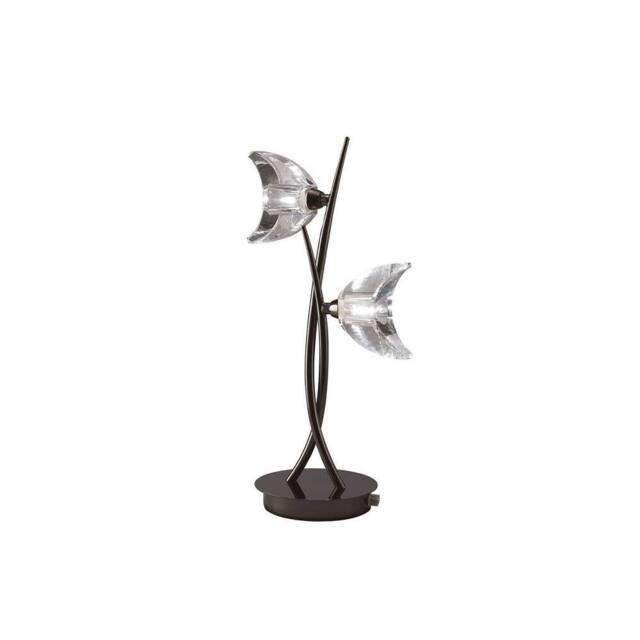 Netlighting Eclipse Table Lamp 2 Light G9 Black Chrome - image 1