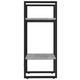 Berkfield Home Decorative 2-Tier Book Cabinet Grey Sonoma 40x30x70 cm Engineered Wood - Size: 40 x 30 x 70 cm - thumbnail 6