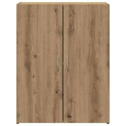 Berkfield Home Office Cabinet - Artisan Oak - 60 x 32 x 77.5 cm - Engineered Wood in Brown - thumbnail 6