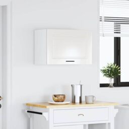 Berkfield Home Kitchen Wall Cabinet Porto High Gloss White Engineered Wood - thumbnail 3