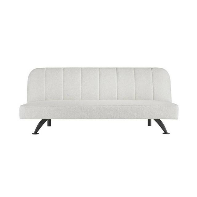 Lemon Pavilion Furniture Burlington Sofa Bed - L85 x W180 x H76.5 cm - Ivory/Black Matte in White - Size: 1 Pack - image 1