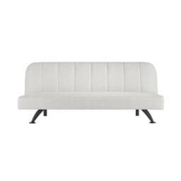 Lemon Pavilion Furniture Burlington Sofa Bed - L85 x W180 x H76.5 cm - Ivory/Black Matte in White - Size: 1 Pack - thumbnail 1