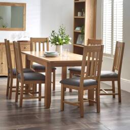 Cheshire Elmhurst Premium Dining Chairs - Set of 2 in Light Oak - thumbnail 7