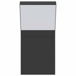 Berkfield Home Outdoor LED Wall Light Black Die-cast Aluminium - thumbnail 5