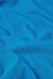 Homescapes Cotton Rajput Ribbed Throw in Teal - Size: 255 cm x 360 cm - thumbnail 4