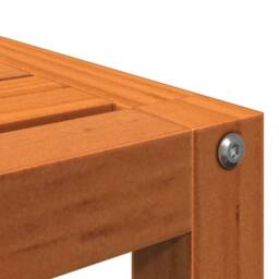 Berkfield Home Plant Stands 3 pcs Wax Brown Solid Wood Pine - thumbnail 8