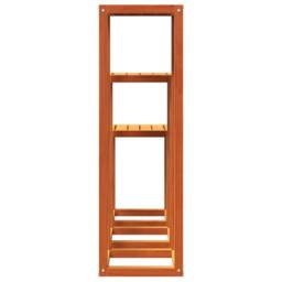 Berkfield Home Plant Stands 3 pcs Wax Brown Solid Wood Pine - thumbnail 6