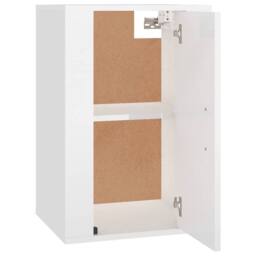 Berkfield Home Wall Mounted TV Cabinet High Gloss White 40x34.5x60 cm - thumbnail 7