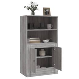 Berkfield Home Highboard Grey Sonoma 60x35.5x103.5 cm Engineered Wood - thumbnail 5