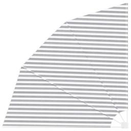 Berkfield Home Balcony Privacy Screen Anthracite & white 210 x 210 cm Fabric in Grey - thumbnail 2