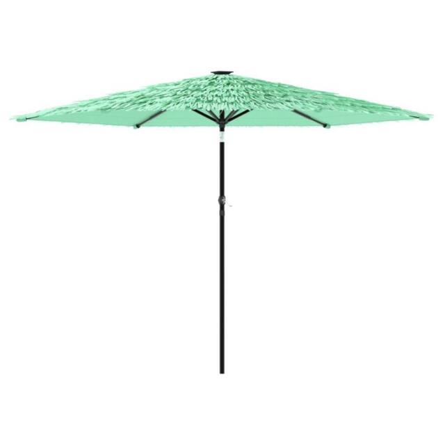 Berkfield Home Garden Parasol with Steel Pole Green 288x288x225 cm - Size: 288 x 288 x 225 cm - image 1