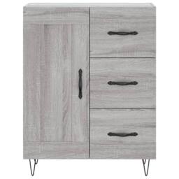 Berkfield Home Highboard Grey Sonoma 69.5x34x180 cm Engineered Wood - thumbnail 8