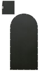 "MirrorOutlet White Framed Arched Leaner/Wall Mirror 71"" X 35"" (180CM X 90CM) - Size: 1 Pack" - thumbnail 3