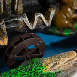 Serenityy Elephants Tabletop Water Feature, Crystal Ball, Watermill - 30x20x35cm in Natural - Size: 30 x 20 x 35 cm - thumbnail 2