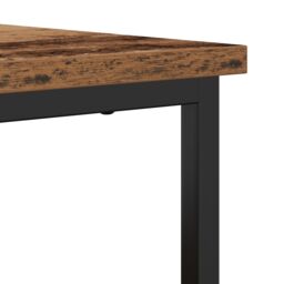 Berkfield Home Sideboard Old Wood 100x35x80 cm Engineered Wood & Steel in Brown - Size: 100 x 35 x 80 cm - thumbnail 9