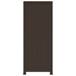 Berkfield Home Plastic Cabinet 68x39x171.5 cm in Grey - thumbnail 5
