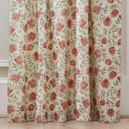 Voyage Maison Elai Fully Lined 100% Cotton Pencil Pleat Curtain Pair - Size: 168 cm width x 229 cm drop - thumbnail 4