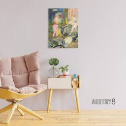 "Artery8 Corvi Circus Acrobat Performers Canvas Wall Art Print de Feure - Size: W18"" x H24""" - thumbnail 3