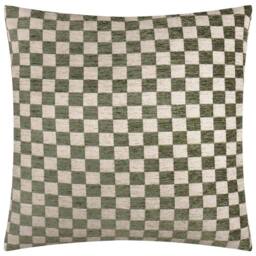 HOEM Larro Chenille Checkerboard Cushion - Size: 45 cm x 45 cm - thumbnail 2